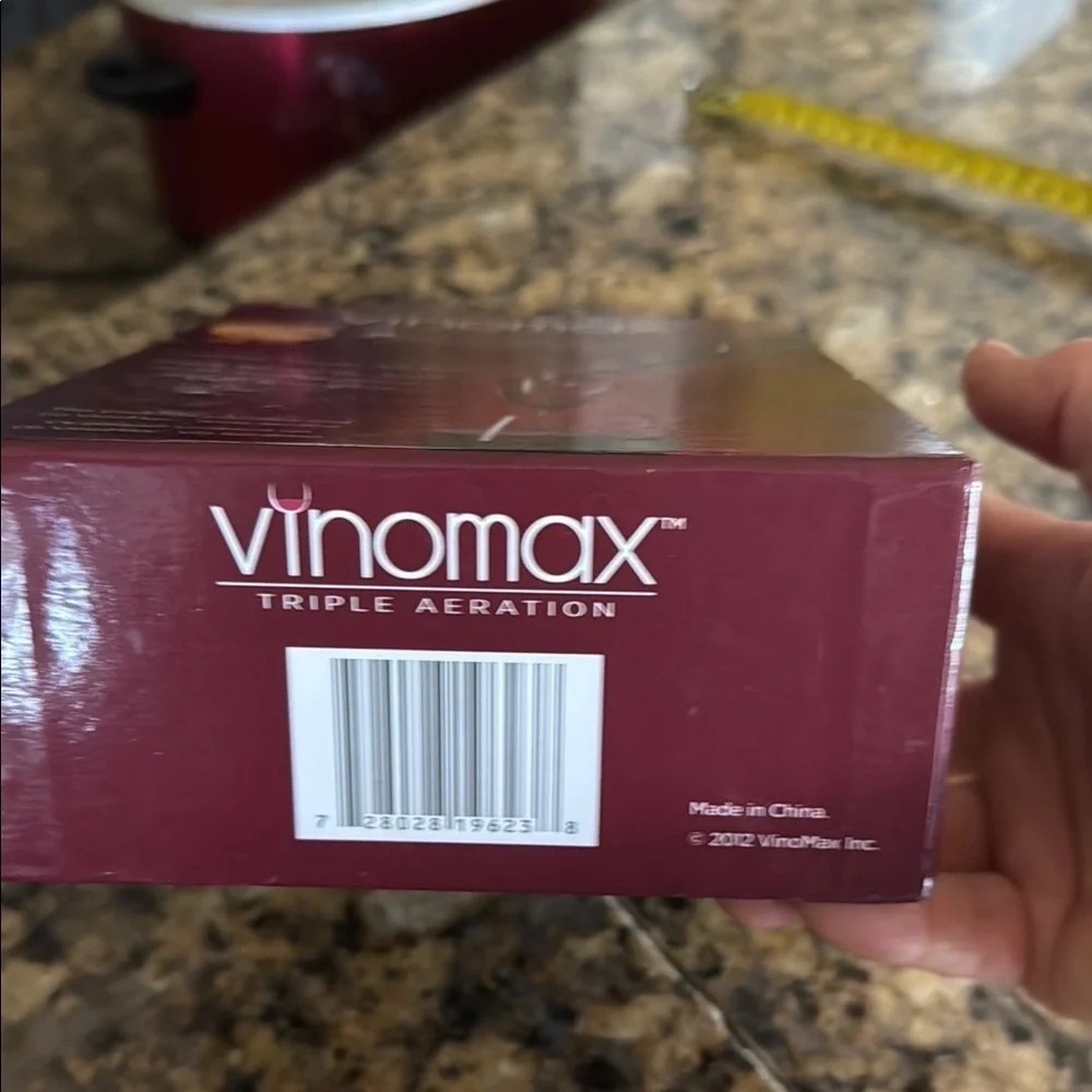 New Vinomax Handheld Wine Triple Aerator w/ Stand, 3 Piece Set